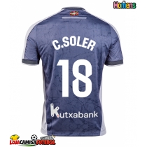 Camisa de Futebol Real Sociedad Carlos Soler #18 Equipamento Secundário 2025-26 Manga Curta